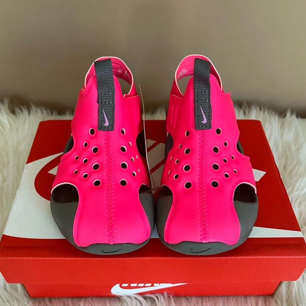 {Nike} Sunray Protect Toddler Sandals in Hot Pink - Toddler Girl's 8 - NWT - Picture 3 of 7